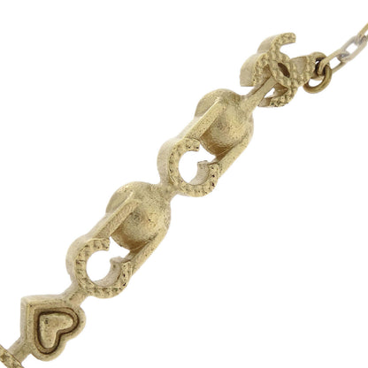 Chanel Coco Gold Chain Necklace Costume Pearl A17P