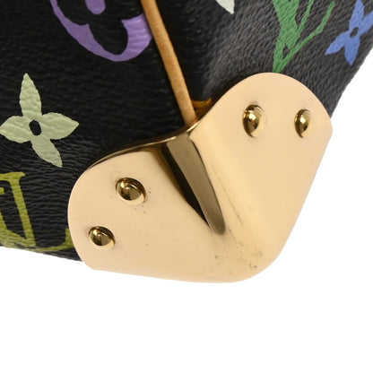 Louis Vuitton Black Monogram Multicolor Speedy 30 Handbag M92642