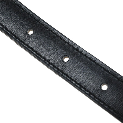 Hermes Black Box Calf Constance Reversible Belt #75 Small Good