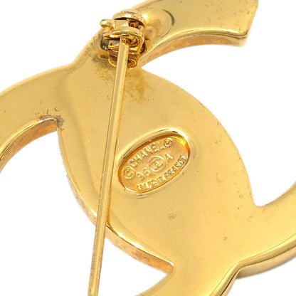 Chanel Turnlock Brooch Pin Gold Large 96A