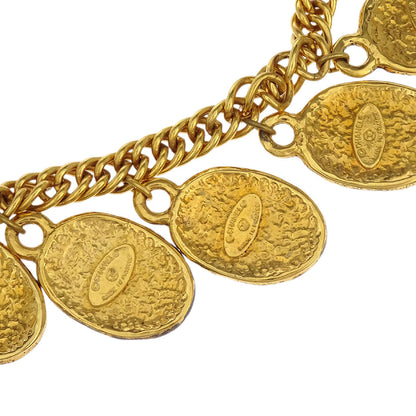 Chanel Charm Oval Gold Chain Necklace 26