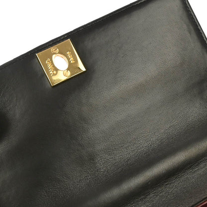 Chanel 1994-1996 Black Lambskin Shoulder Bag