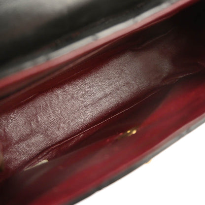 Chanel 1994-1996 Black Lambskin Shoulder Bag