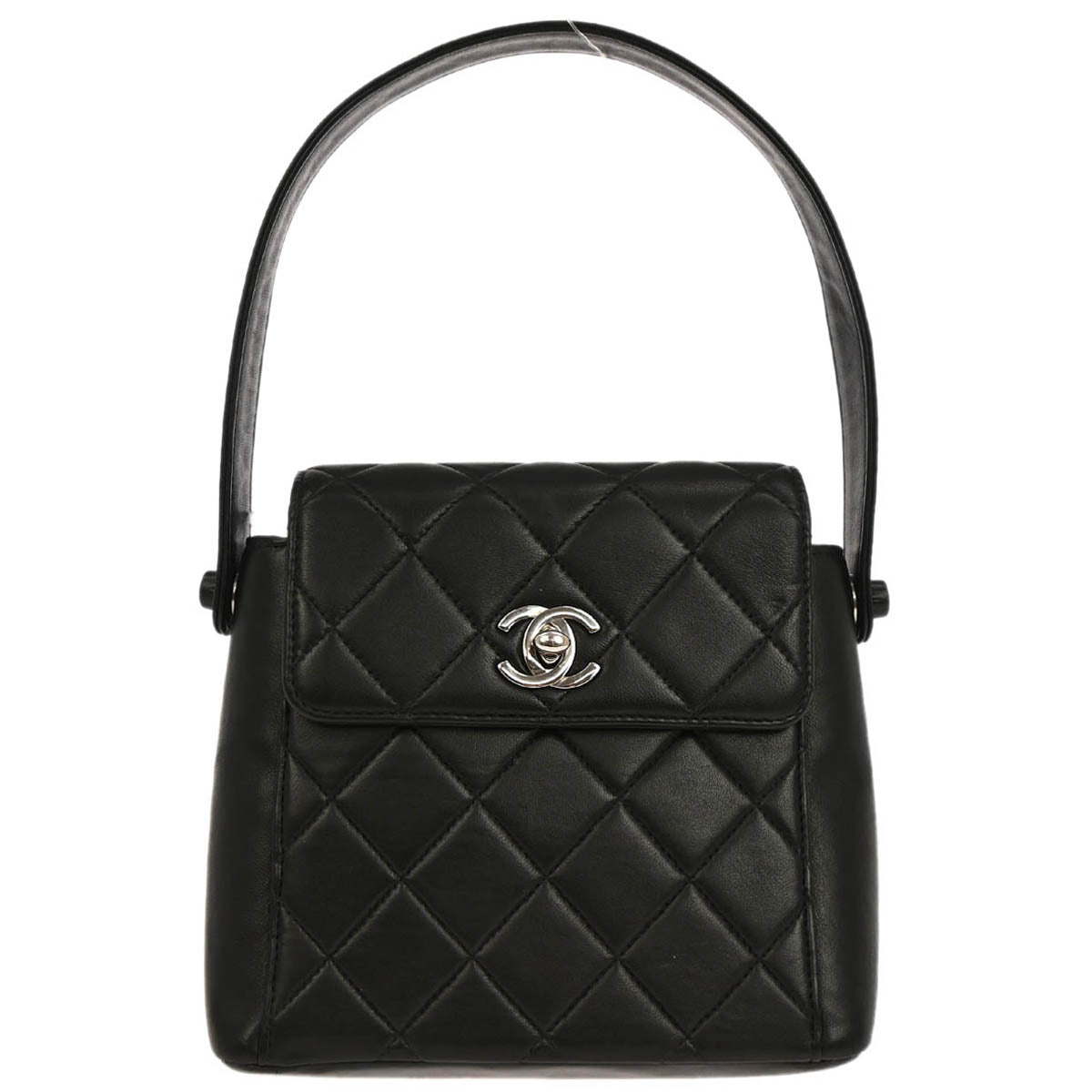 Chanel 1997-1999 Black Lambskin Handbag