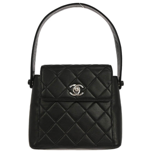 Chanel 1997-1999 Black Lambskin Handbag