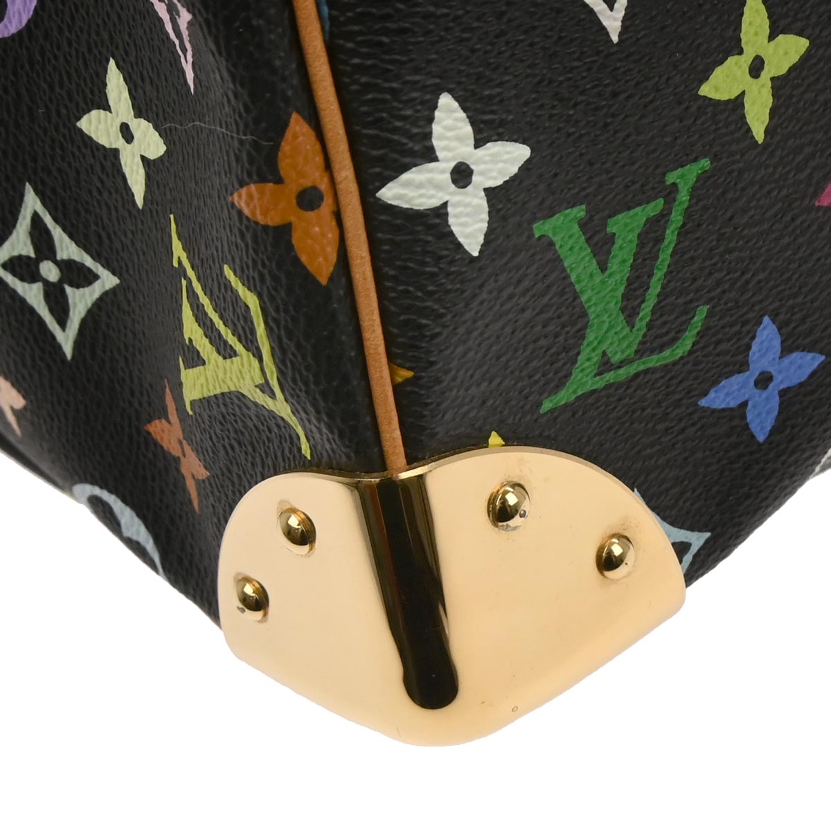 Louis Vuitton Black Monogram Multicolor Speedy 30 Handbag M92642