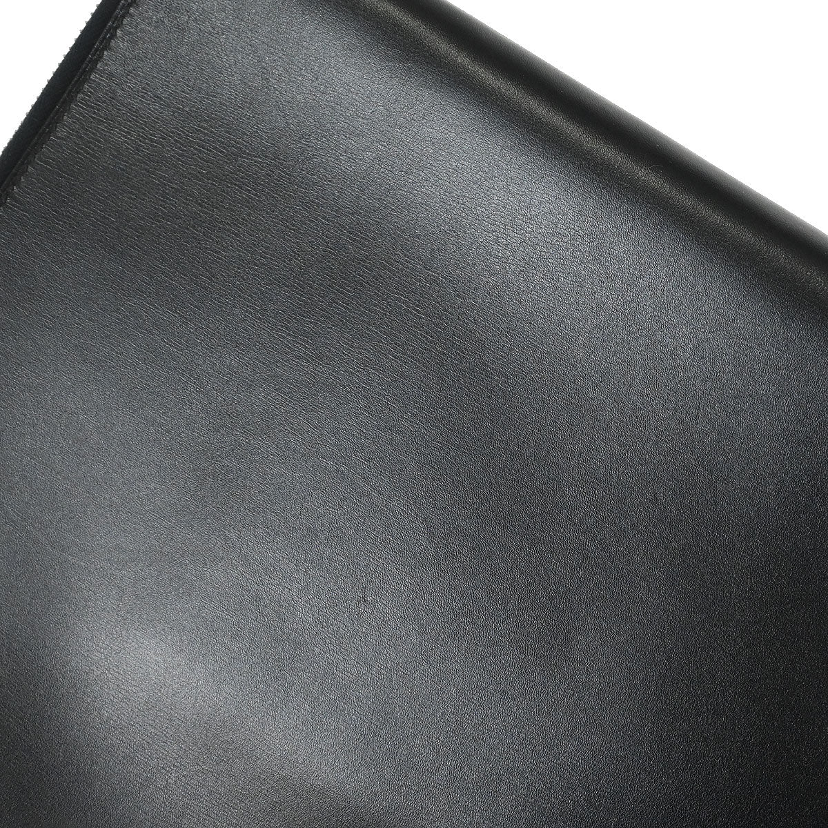 Hermes Black Box Calf Clutch Bag