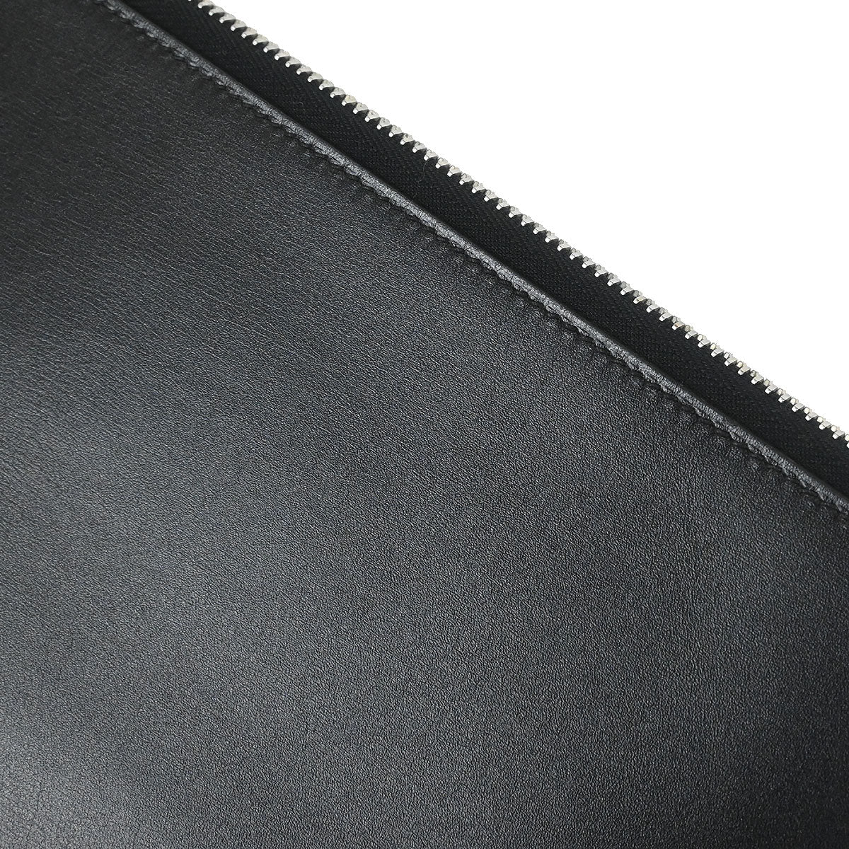 Hermes Black Box Calf Clutch Bag