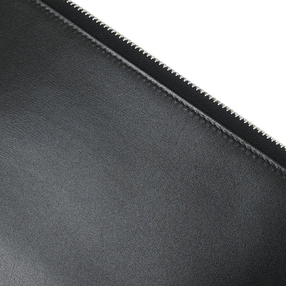 Hermes Black Box Calf Clutch Bag