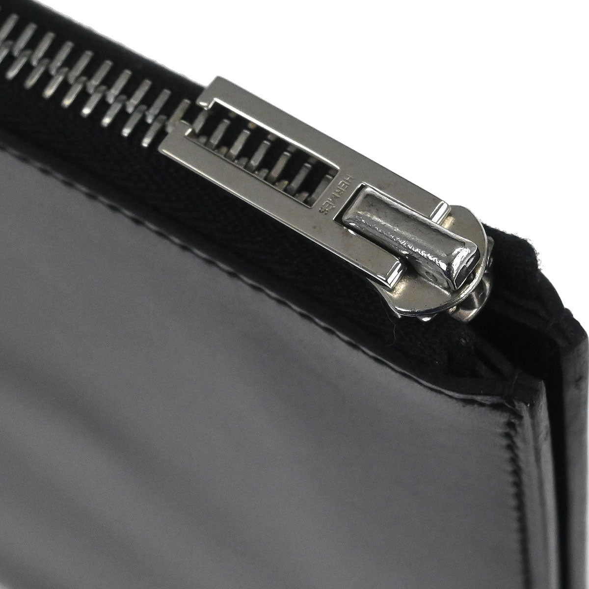 Hermes Black Box Calf Clutch Bag