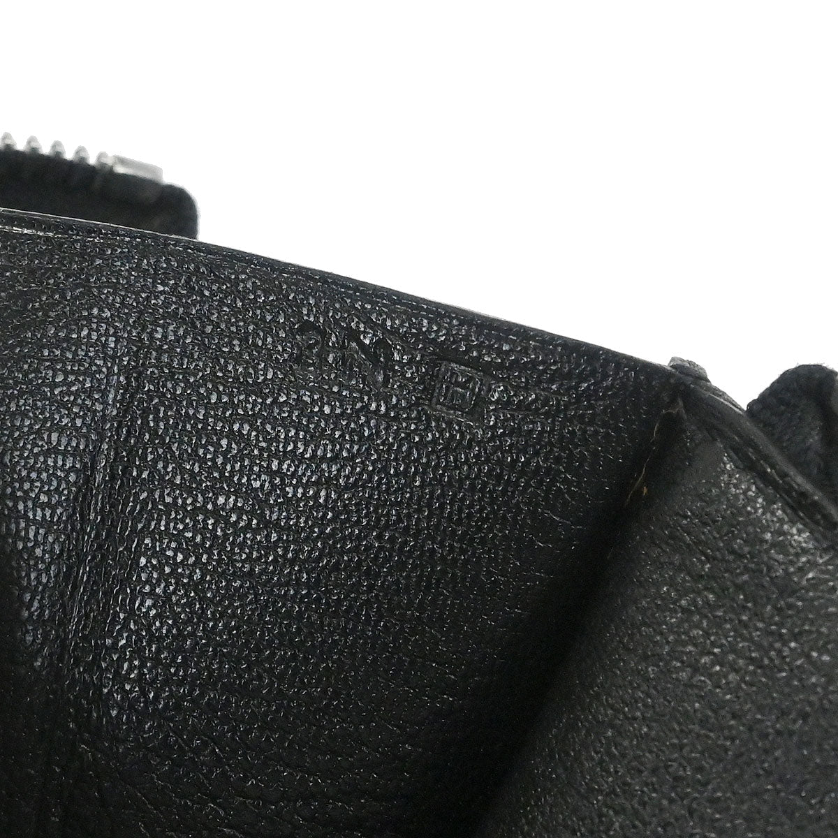 Hermes Black Box Calf Clutch Bag