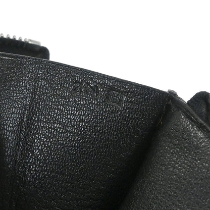 Hermes Black Box Calf Clutch Bag