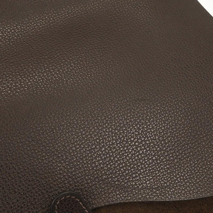 Hermes Chocolat Vache Liegee Sac Colorado GM Shoulder Bag