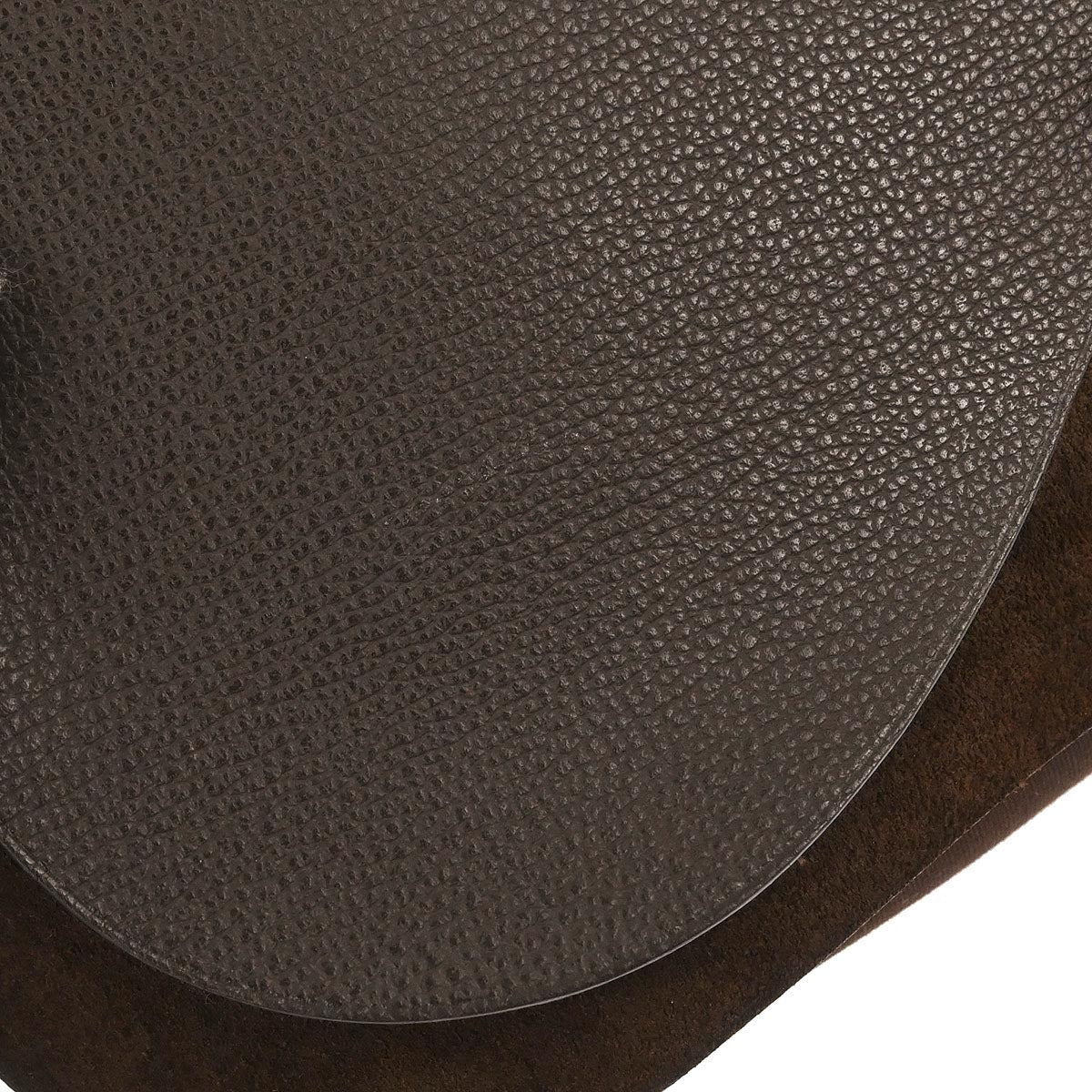 Hermes Chocolat Vache Liegee Sac Colorado GM Shoulder Bag