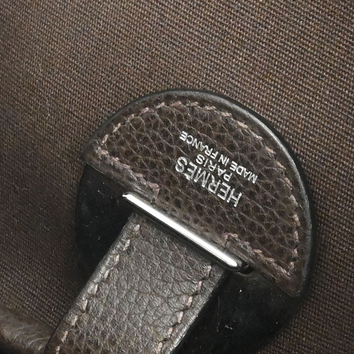 Hermes Chocolat Vache Liegee Sac Colorado GM Shoulder Bag