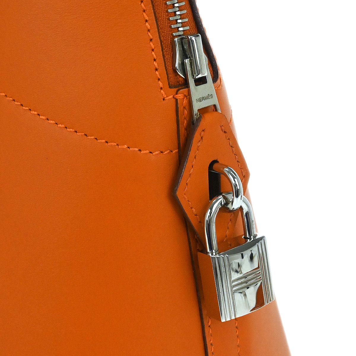 Hermes Orange Swift Bolide 31 2way Shoulder Handbag