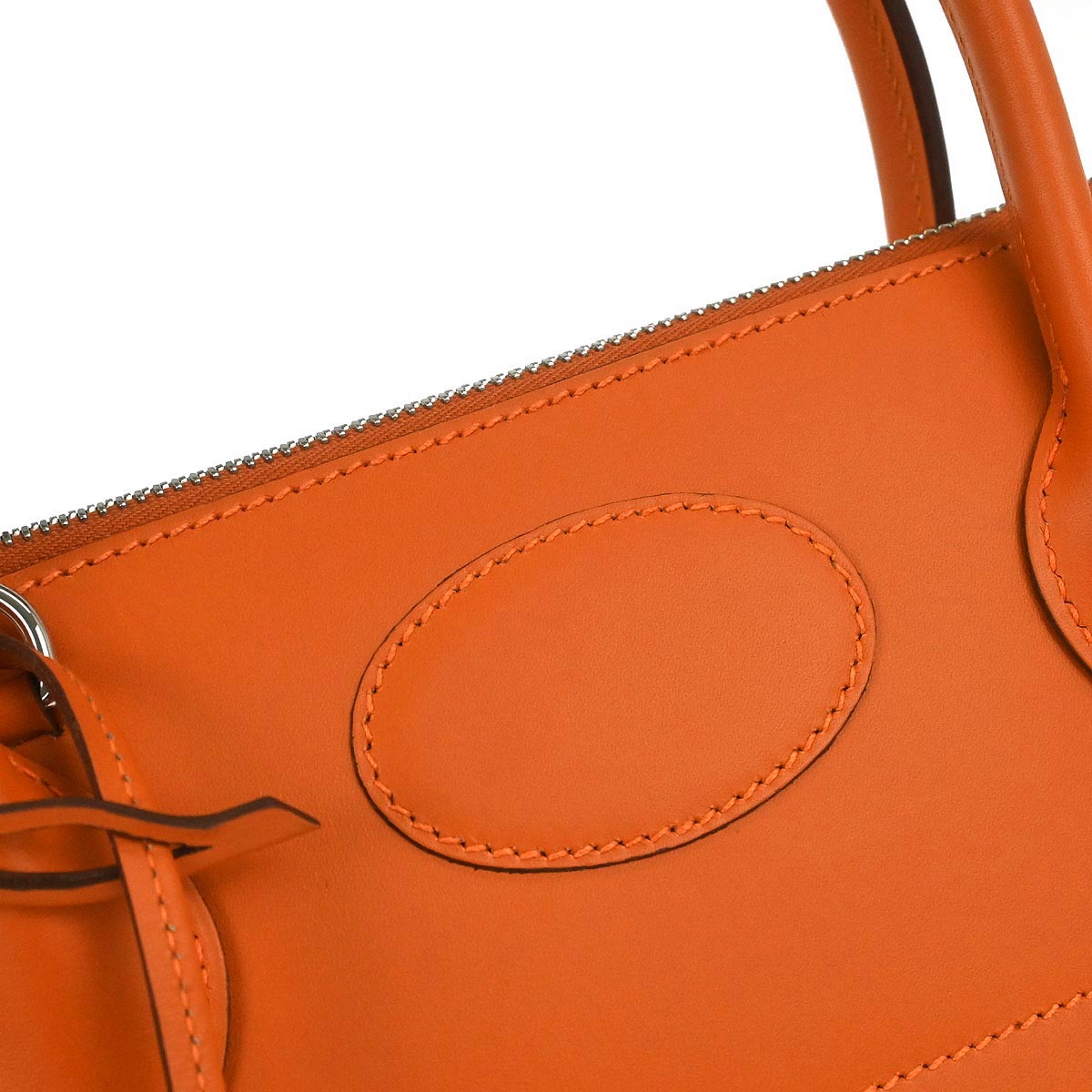 Hermes Orange Swift Bolide 31 2way Shoulder Handbag