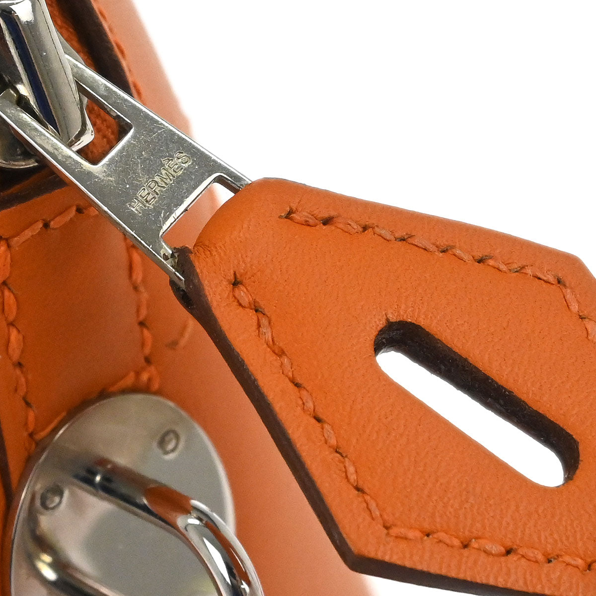 Hermes Orange Swift Bolide 31 2way Shoulder Handbag