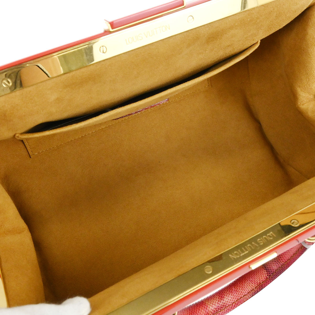 Louis Vuitton * Monogram Watercolor Papillon Frame Handbag M95730