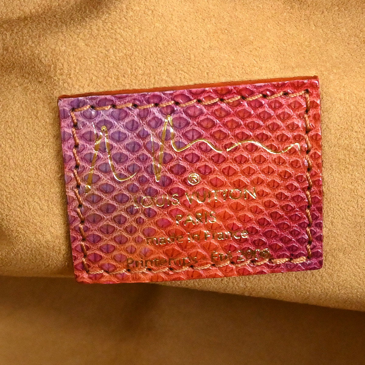 Louis Vuitton * Monogram Watercolor Papillon Frame Handbag M95730