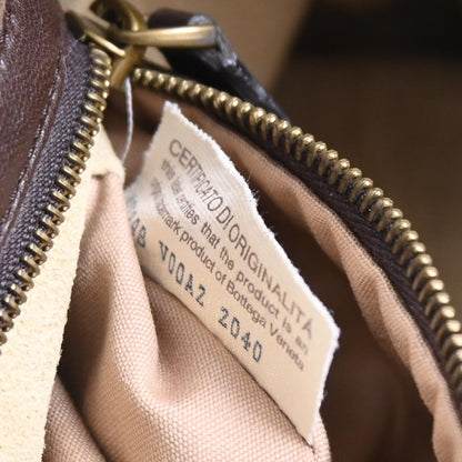 Bottega Veneta Brown Lambskin Intrecciato Handbag
