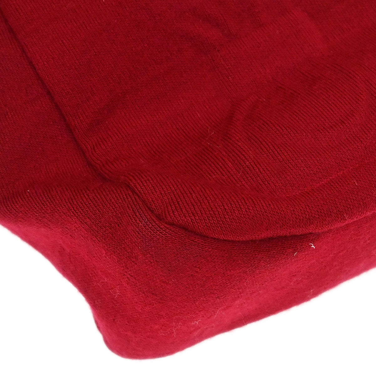 Chanel Red Cotton Shoulder Bag