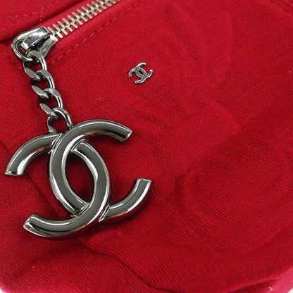 Chanel Red Cotton Shoulder Bag