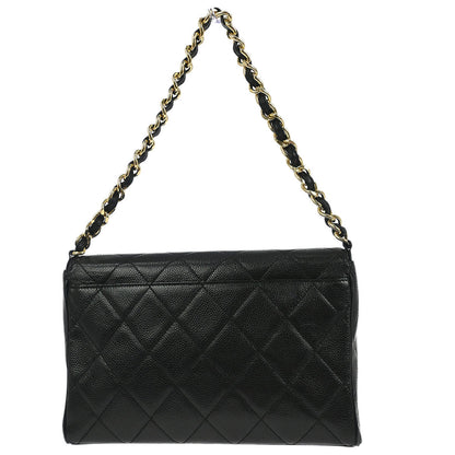 Chanel 2000-2001 Black Caviar Skin Handbag