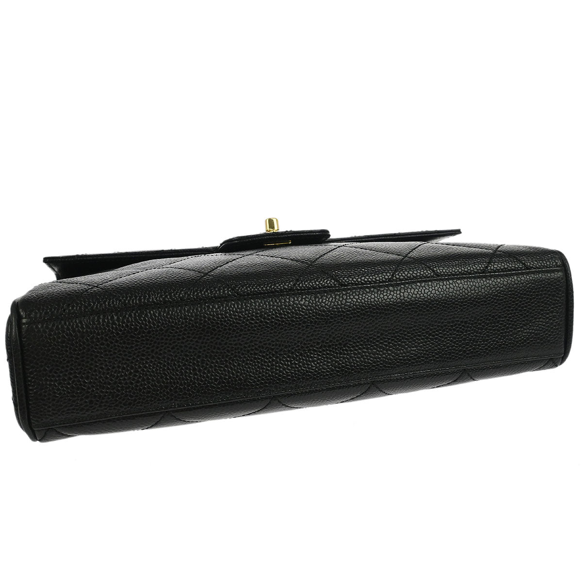 Chanel 2000-2001 Black Caviar Skin Handbag