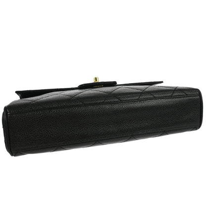 Chanel 2000-2001 Black Caviar Skin Handbag