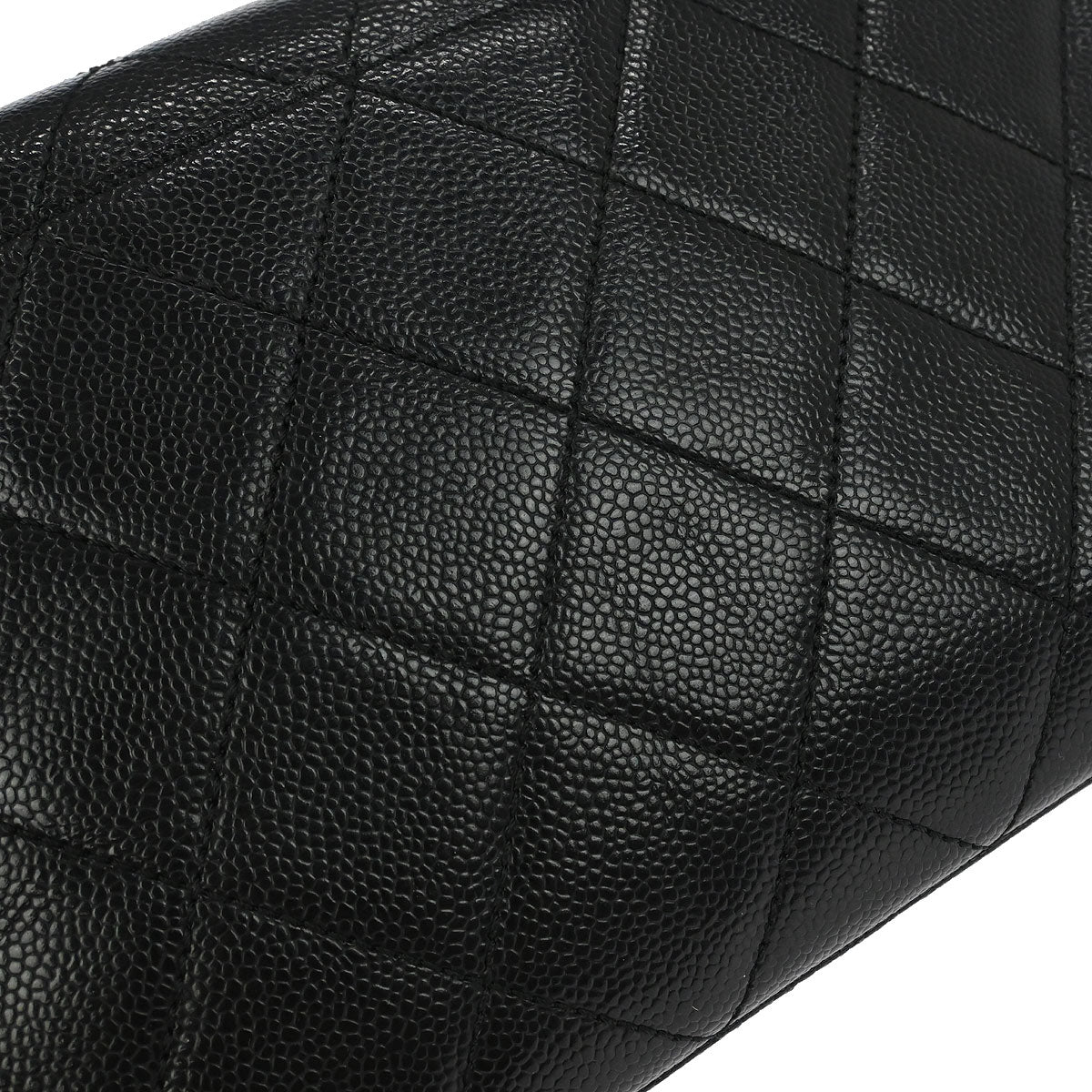 Chanel 2000-2001 Black Caviar Skin Handbag