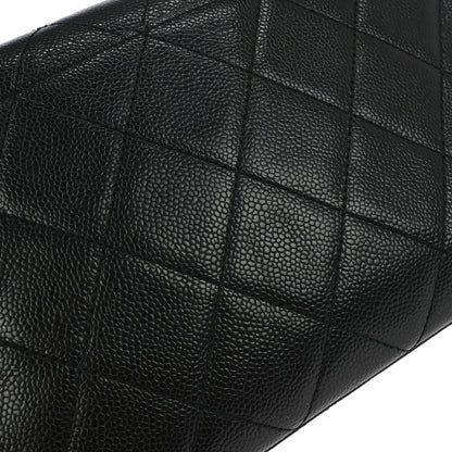 Chanel 2000-2001 Black Caviar Skin Handbag