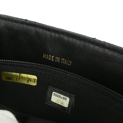 Chanel 2000-2001 Black Caviar Skin Handbag