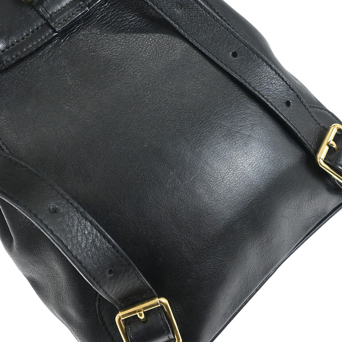 Gucci Black Bamboo Backpack