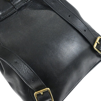 Gucci Black Bamboo Backpack