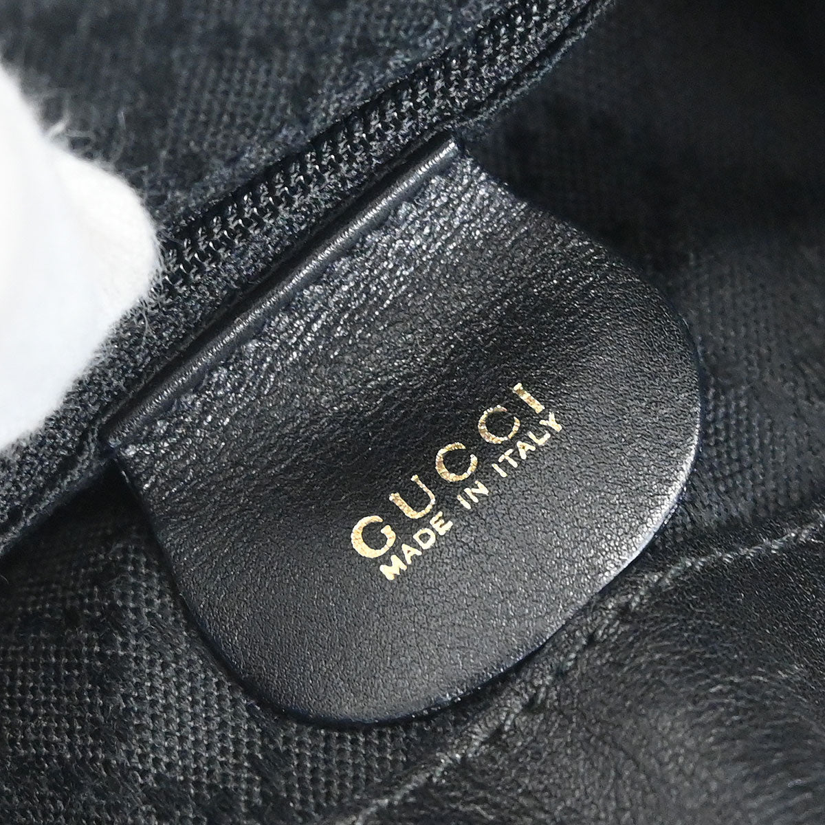 Gucci Black Bamboo Backpack