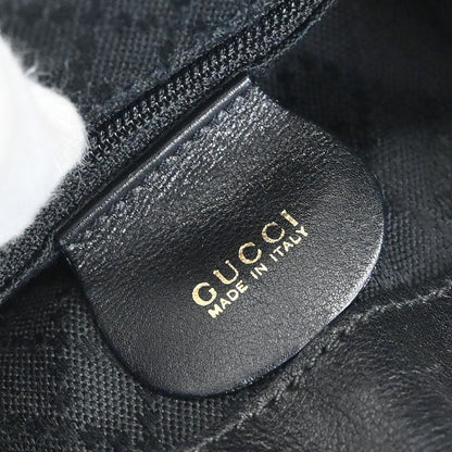 Gucci Black Bamboo Backpack