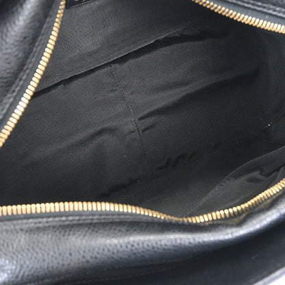 Chanel Black Calfskin Petite Timeless Tote PTT Chain Handbag