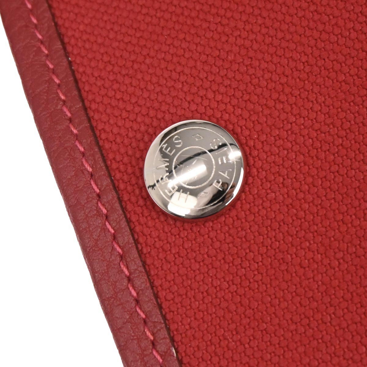 Hermes Rouge Grenade Officier Garden Party 30 TPM Tote Handbag