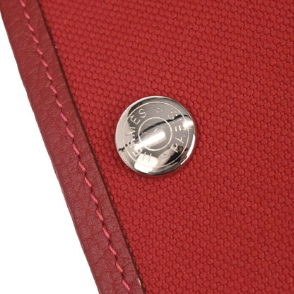 Hermes Rouge Grenade Officier Garden Party 30 TPM Tote Handbag