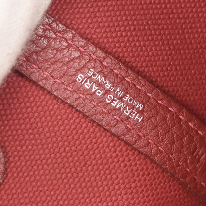 Hermes Rouge Grenade Officier Garden Party 30 TPM Tote Handbag