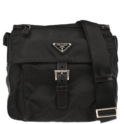 Prada Black Nylon Shoulder Bag