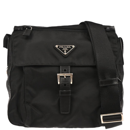 Prada Black Nylon Shoulder Bag
