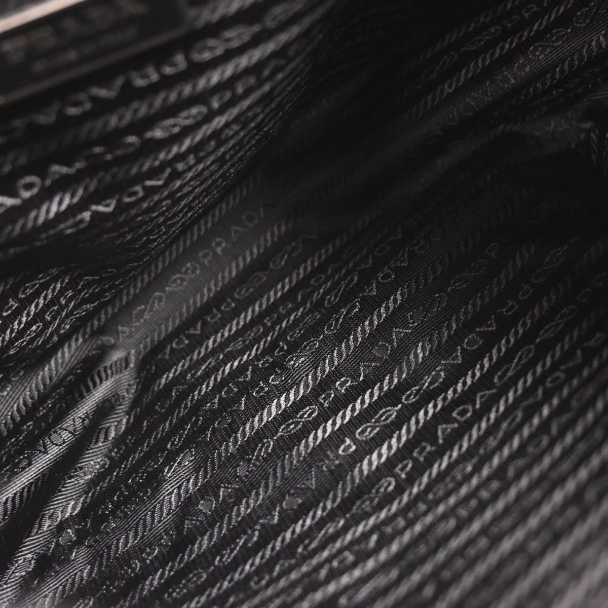 Prada Black Nylon Shoulder Bag