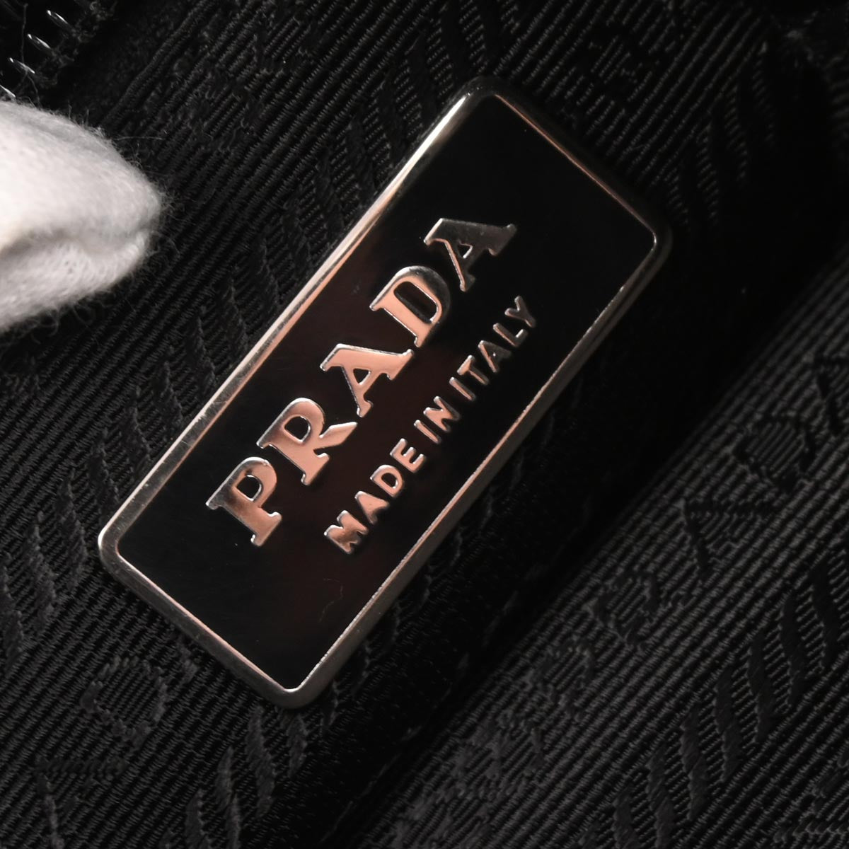 Prada Black Nylon Shoulder Bag