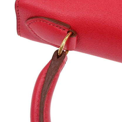 Hermes Rouge Vif Gulliver Mini Kelly 20 Shoulder Handbag