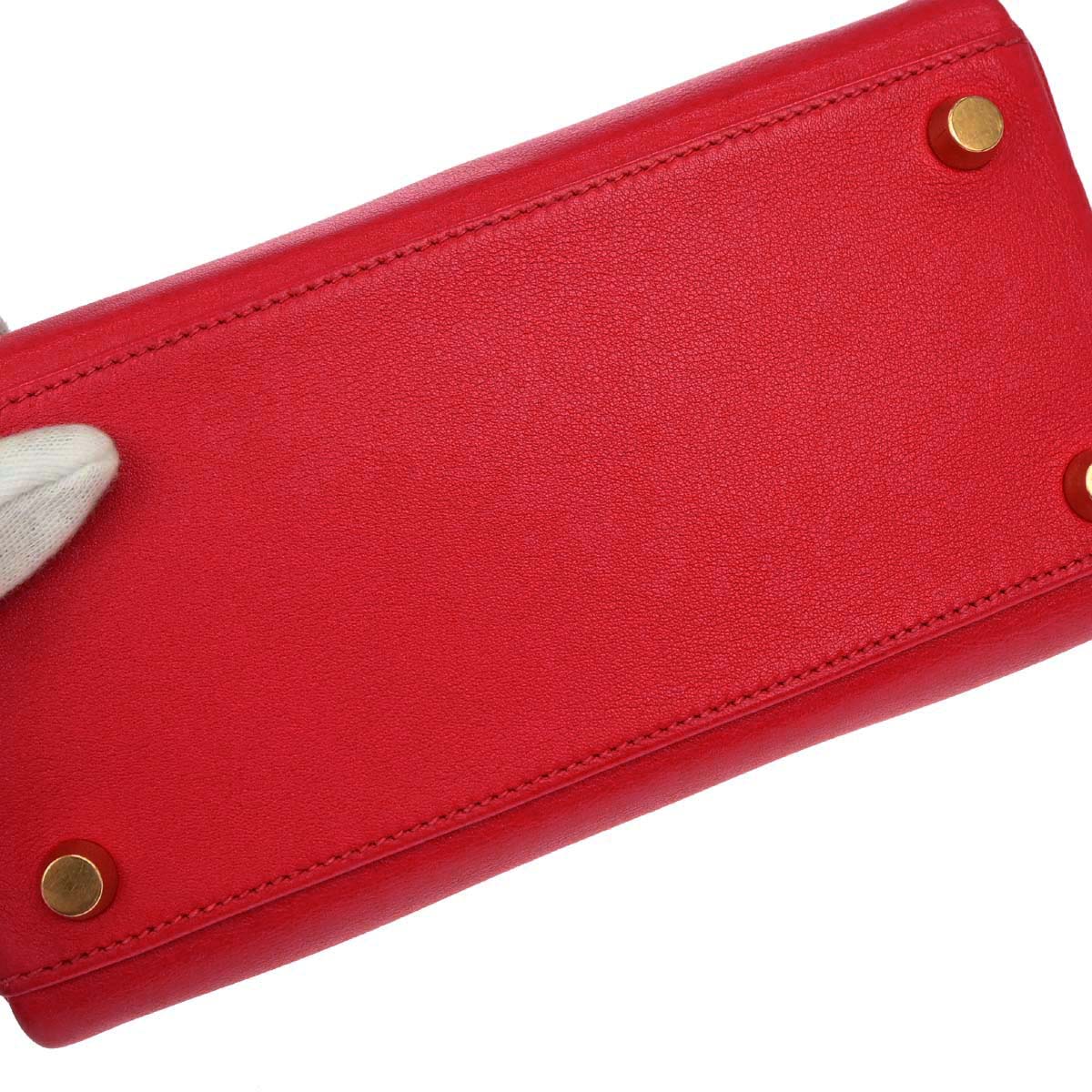 Hermes Rouge Vif Gulliver Mini Kelly 20 Shoulder Handbag