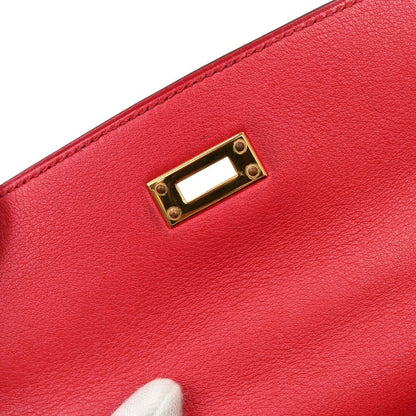 Hermes Rouge Vif Gulliver Mini Kelly 20 Shoulder Handbag