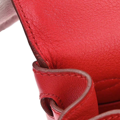 Hermes Rouge Vif Gulliver Mini Kelly 20 Shoulder Handbag