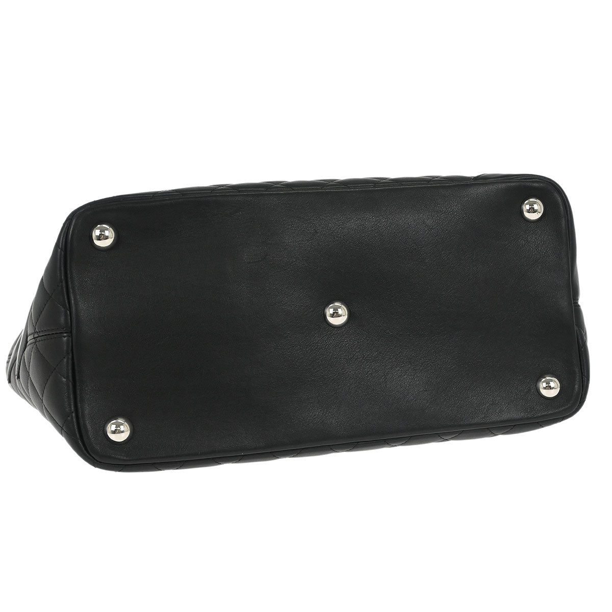 Chanel Black Calfskin Cambon Ligne Tote Handbag